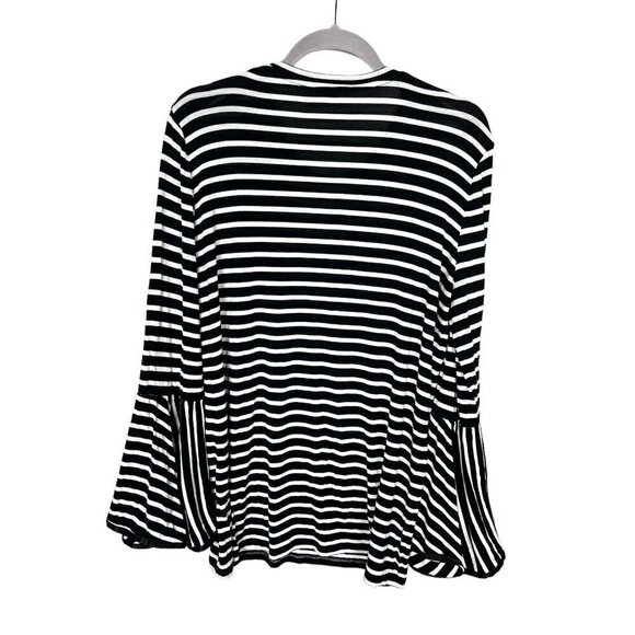 Maette striped top with bell sleeves‎ - Picture 6 of 7